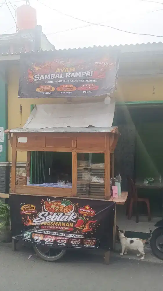 Gerobak dagang angkringan usaha