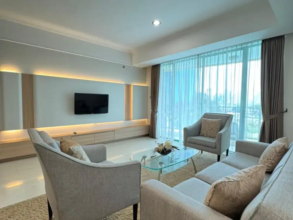 Disewa Tahunan Apartemen Casablance 2 BR Full Furnished Dekat Kuningan, Setiabudi, Sudirman dan Senanyan