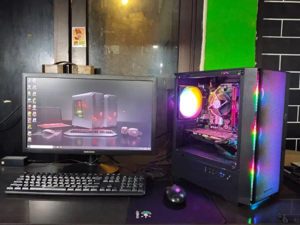 Fullset PC game GTX 1050TI 4GB GDDR5