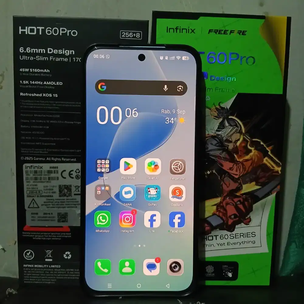 Infinix Hot 60 Pro 8/256 Fullset