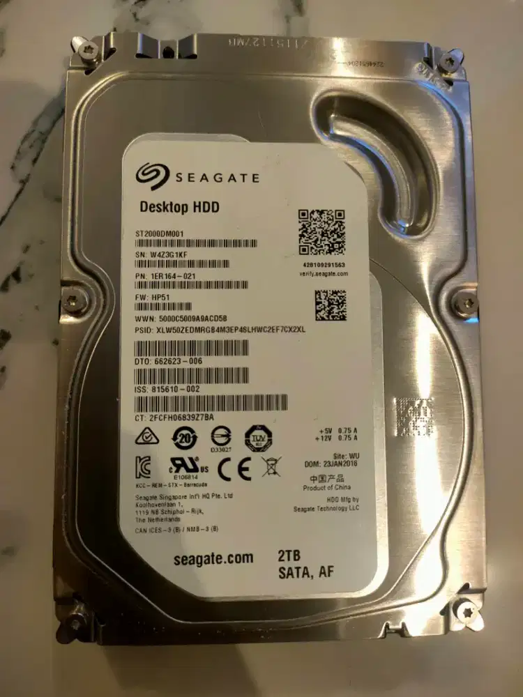 Jual Hardisk Bekas Pakai