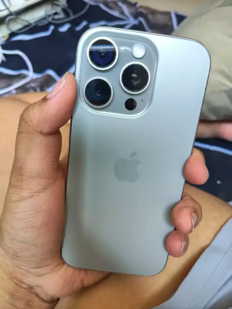 Iphone 16 pro 256 GB NATURAL TITANIUM EX INTER BEACUKAI