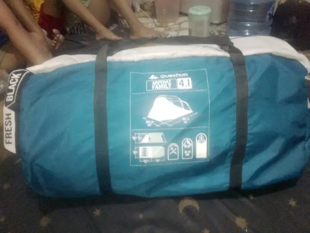 Tenda masih belom di pakai