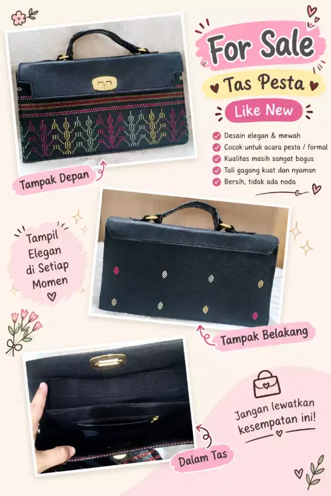 Forsale tas pesta