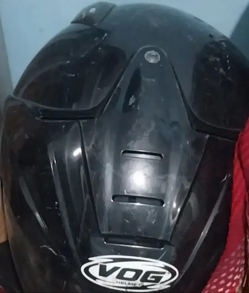 Helm VOG Full Face Hitam Bekas Pakai