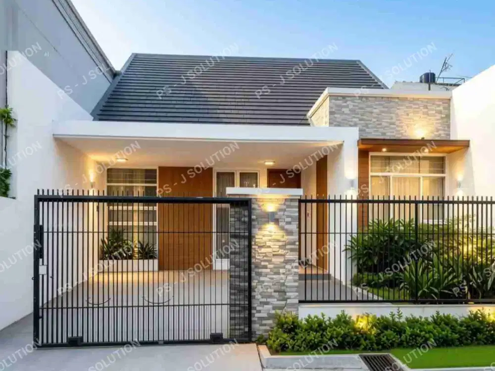 RUMAH BELAKANG TIPTOP ESTETIK MURAH