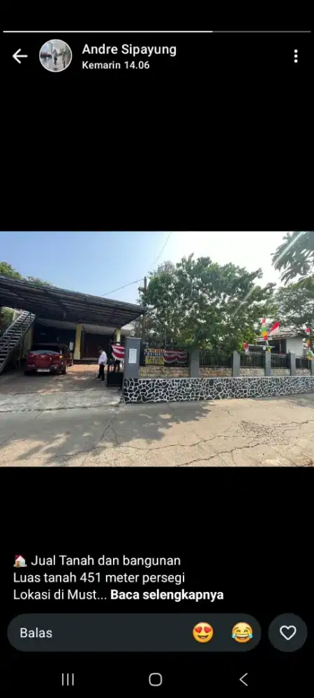 Jual Hunian murah di Mustikajaya Kota Bekasi