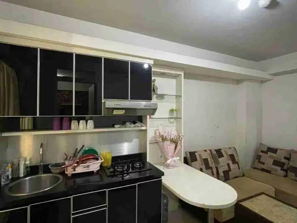 sewa apartemen regency 2br herbras lt rendah per 3bln