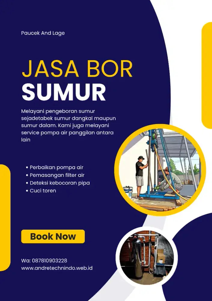 Service jet pump pompa air panggilan dan sumur bor