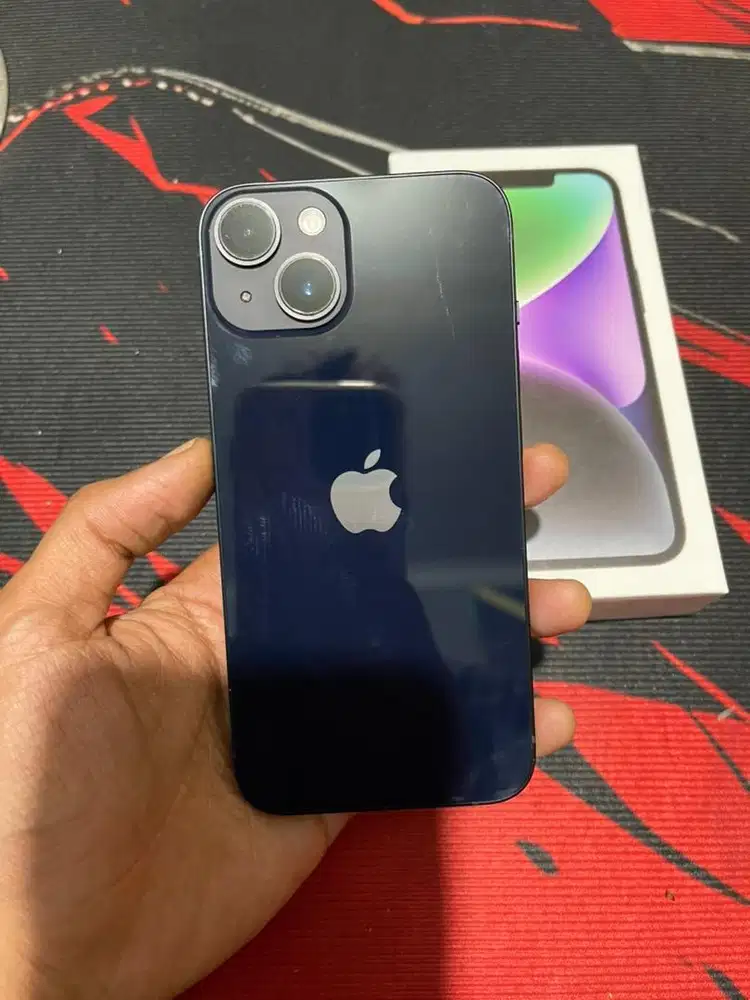 IPhone 14 128 GB Fullset Mulus
