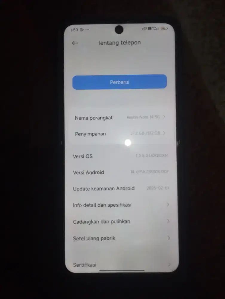 Redmi note 14 5g 12+12/512
