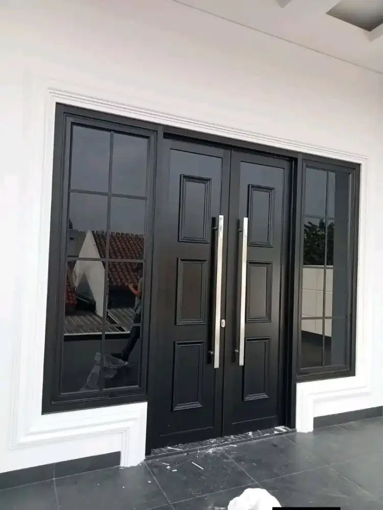 Kusen aluminium pintu jendela kaca