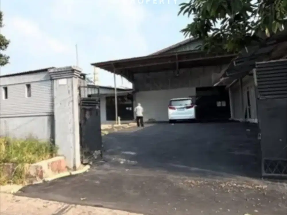 DIJUAL CEPAT GUDANG SIAP PAKAI UNTUK KANTOR ATAU EKSPEDISI. AKSES KONTAINER 20FT DI PONDOK BENDA PAMULANG