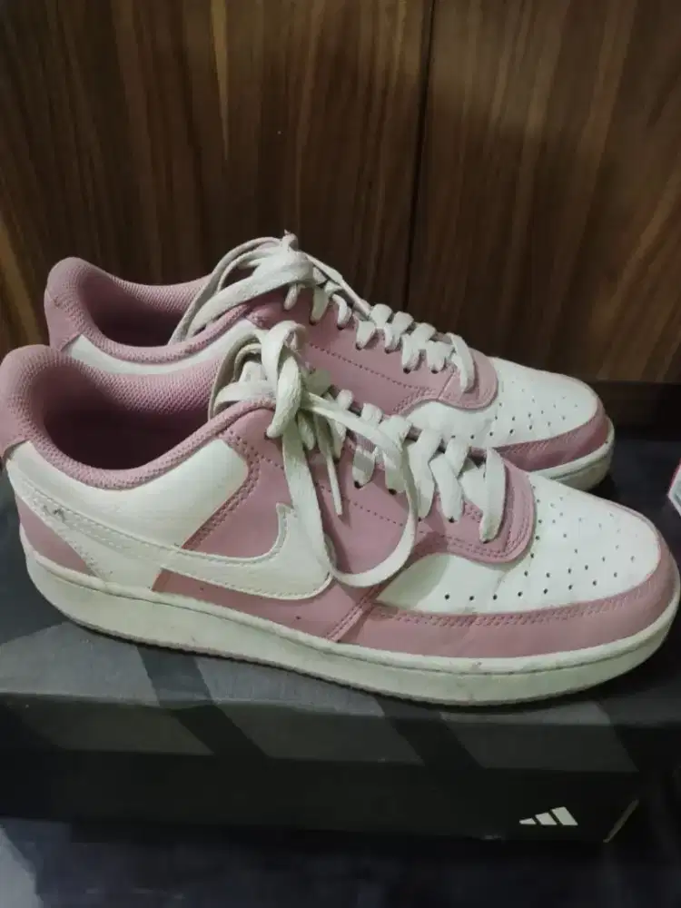 Nike Court Vision Low Next Nature Pink White