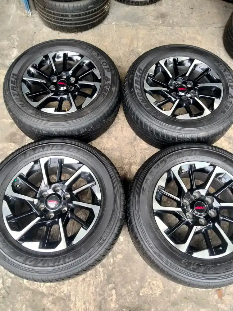 Velg OEM Fortuner TRD R18 inclub ban Bridgestone ht