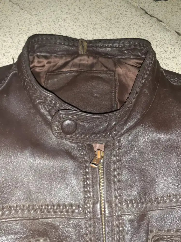 Jaket Kulit Sulam