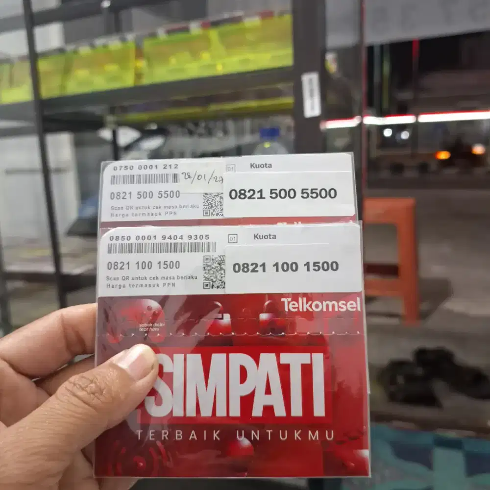 Pola simpel nomor cantik ratusan
