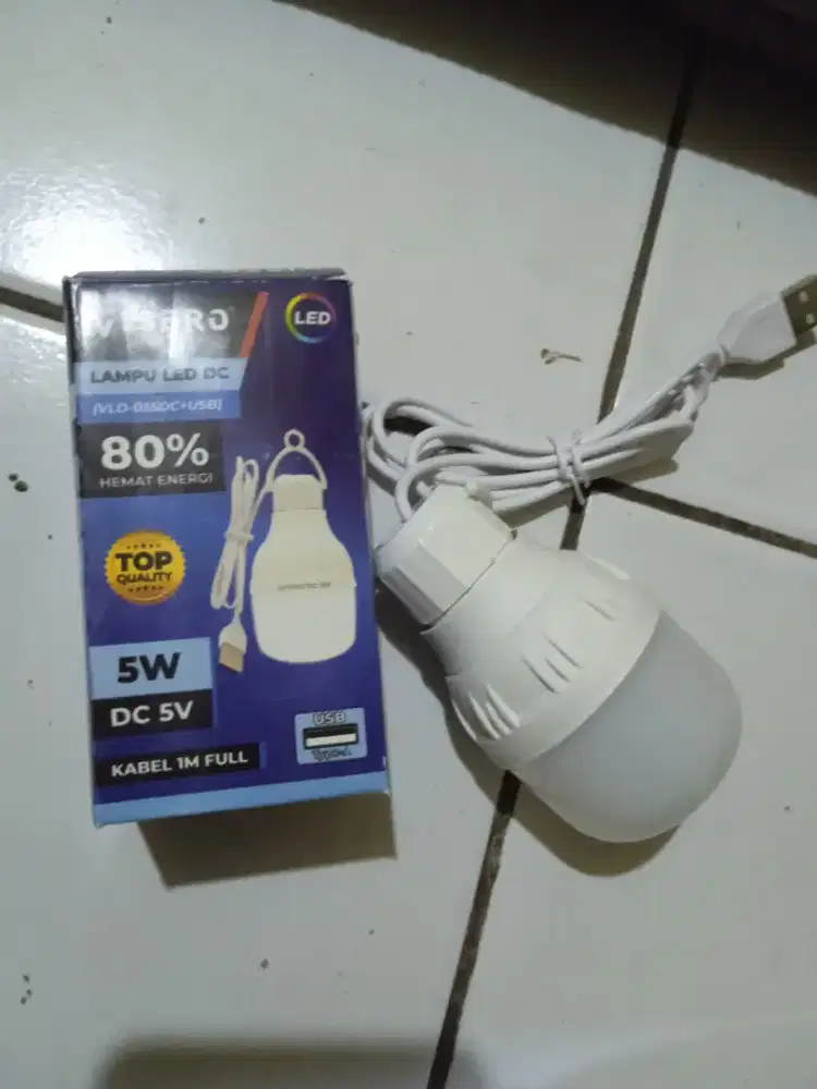 Lampu kabel usb 5 watt