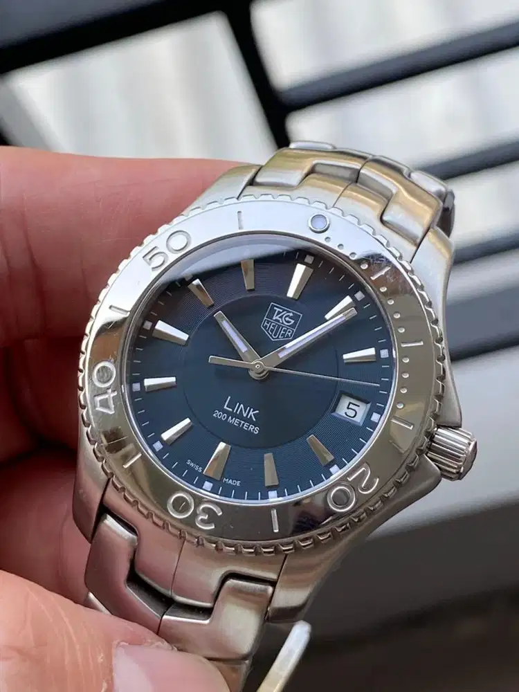 ORIGINAL TAG HEUER LINK QUARTZ BLUE 38mm