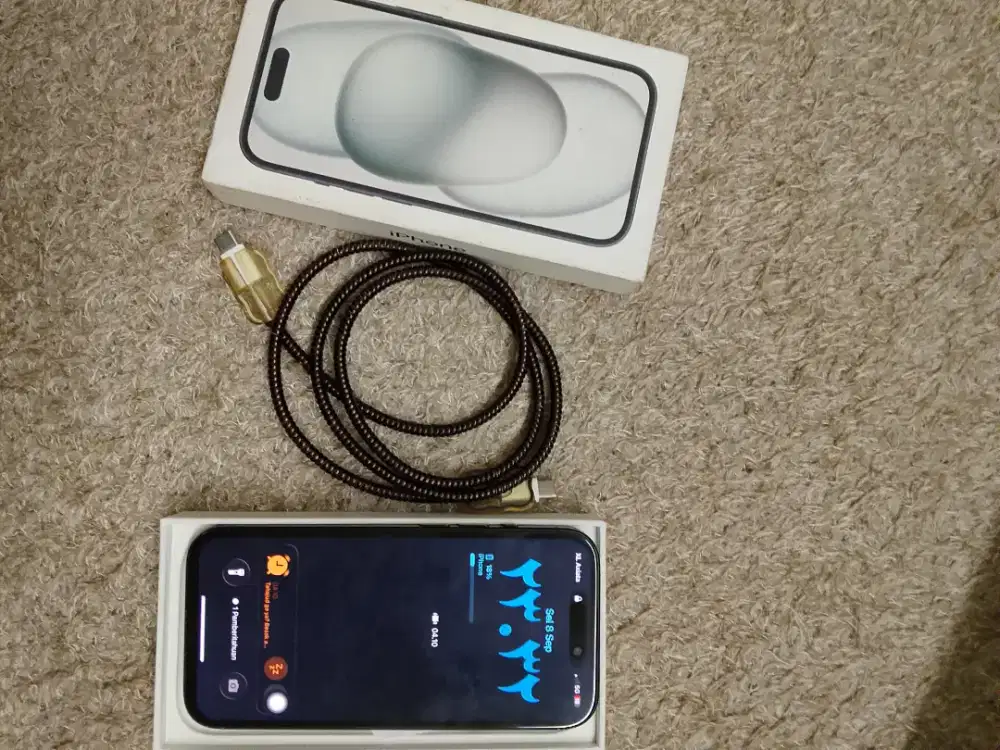 Dijual lPhone 15 Black Ori Ibox 128 GB