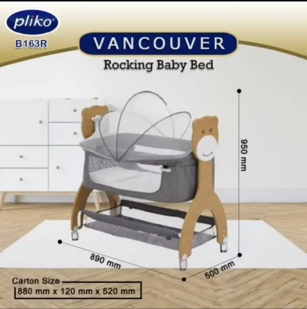 Dijual ranjang bayi pliko