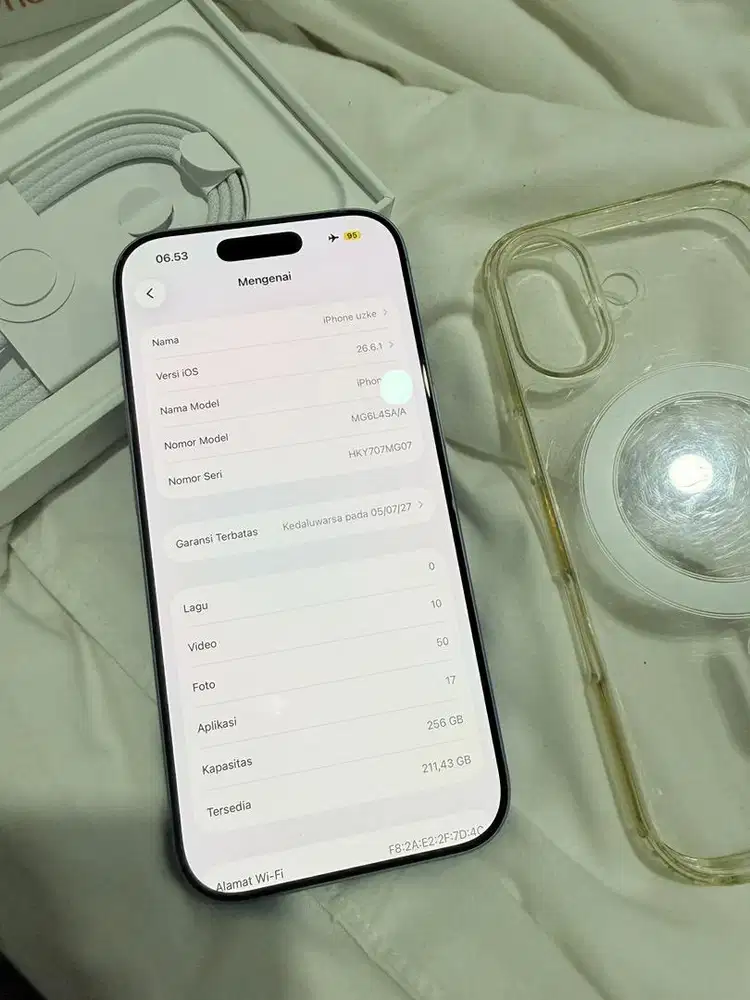 Iphone 17 blue ibox cc rendah