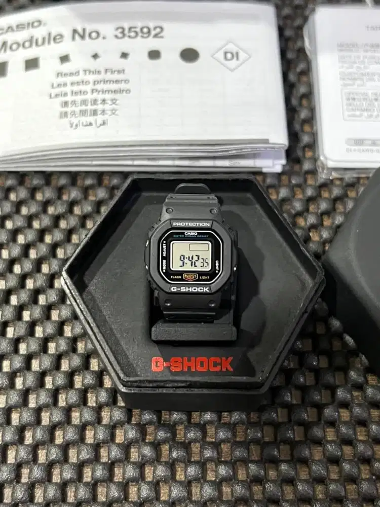 Casio G-Shock Nano DWN-5600-1JR Ring Watch