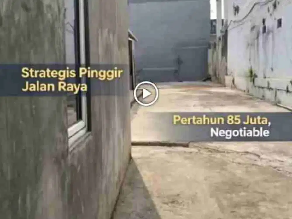 Disewakan Lahan 7x25 sangat murah perthn 85 JT nego Gudang Peluru Jakarta Selatan