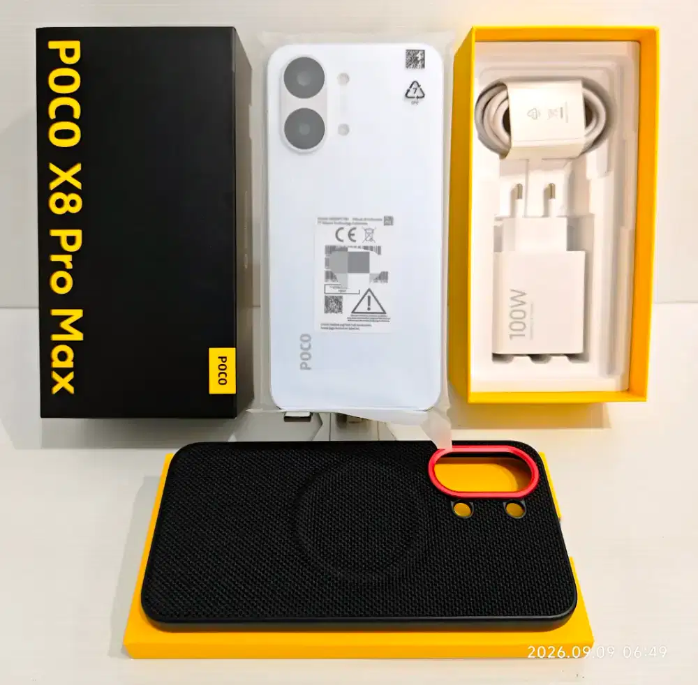Poco X8 Pro Max 5G 12/512 GB likenew 100% Resmi 29 Okt 27 bs Tt/BT y