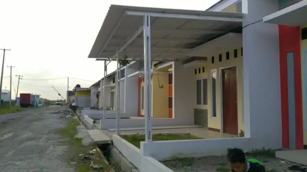 Kanopi Baja Ringan atap Alderon double layer