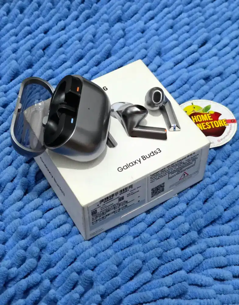 Galaxy Buds 3 Silver Lengkap Mulus