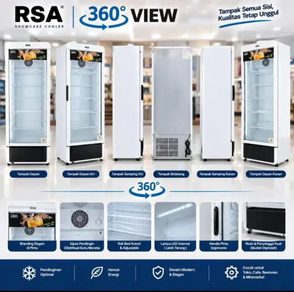 Showcase RSA RUBY280 No frost