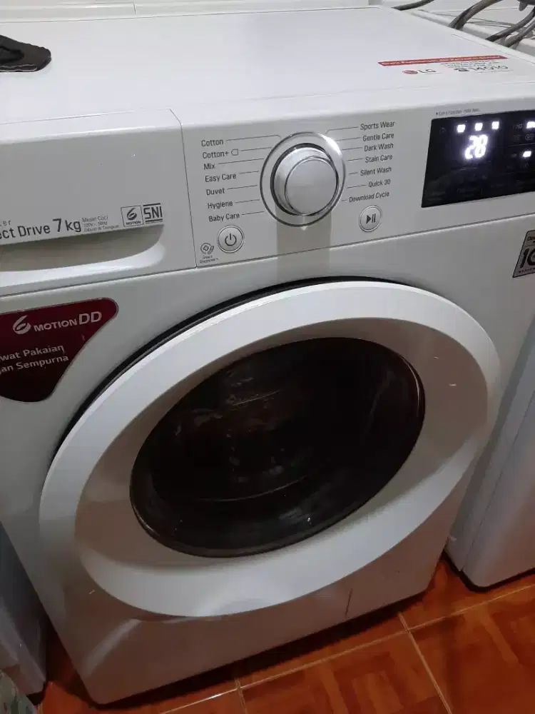 Mesin cuci lg inverter 7kg normal