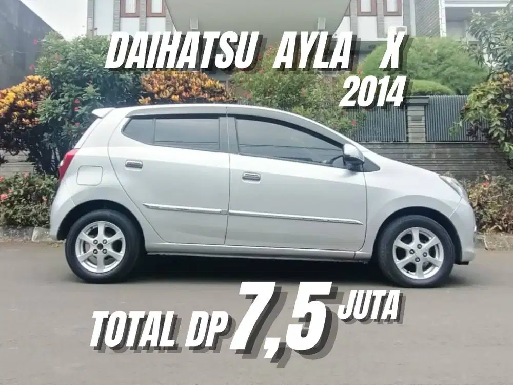 Daihatsu Ayla X 2014 Mulus! Bisa Kredit TDP=7,5juta