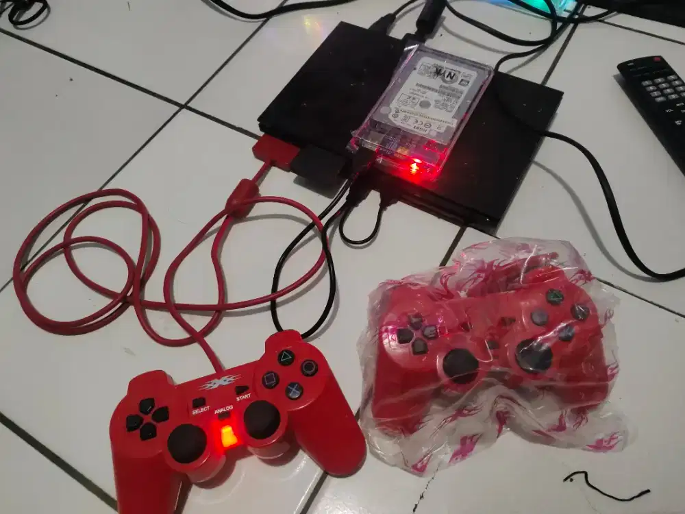 Ps2 slim hardisk 500gb fullgame