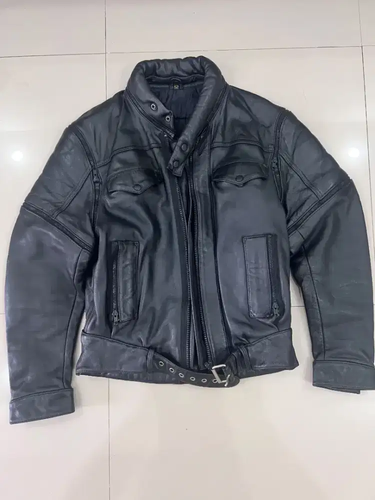 Jaket kulit HD Tebal Banget Like New Jual Cepat ( Steerhide )