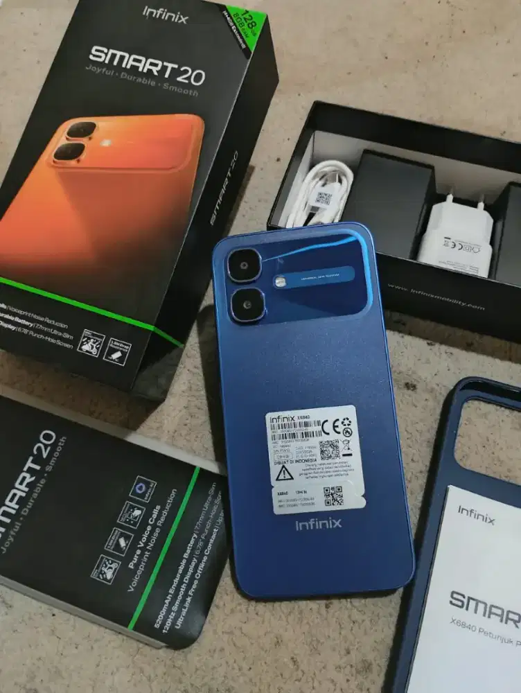 INFINIX SMART 20 - RAM 4+4/128 GB || 2 MINGGU PAKAI