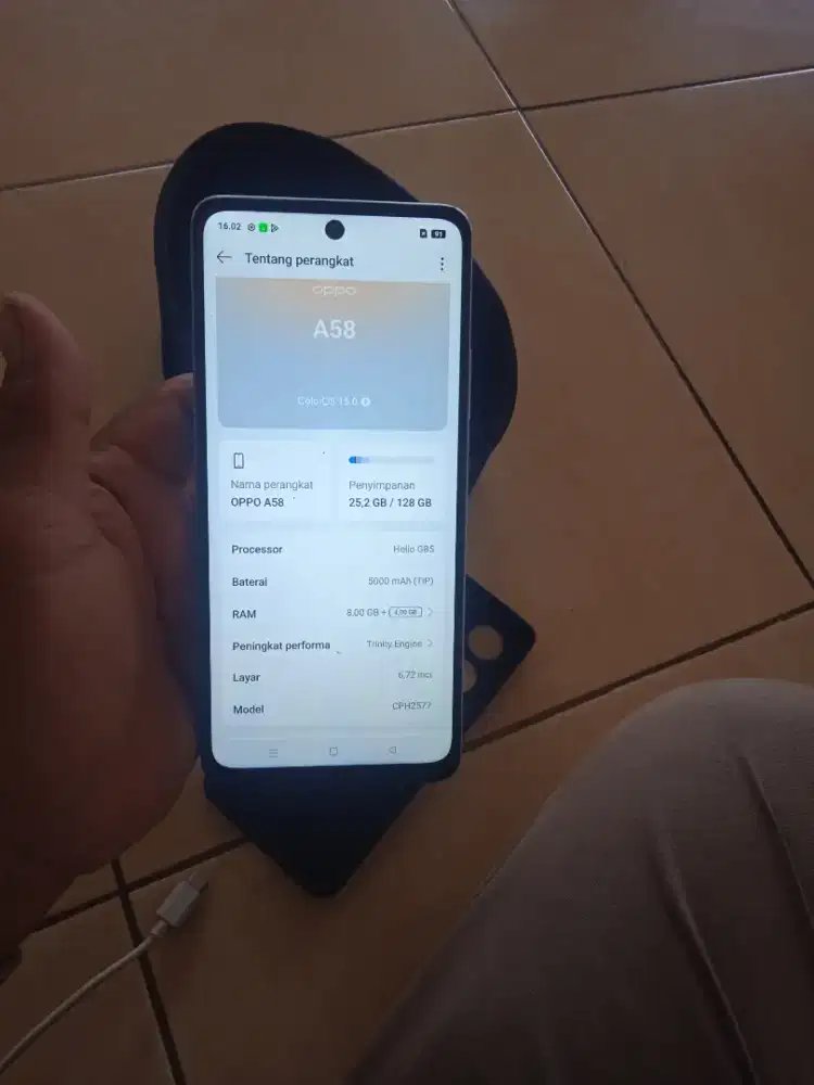 Resmi Oppo A58 dah NFC ram8/128 batangan