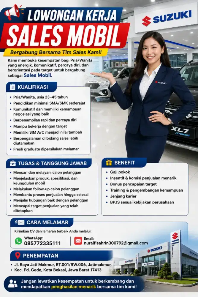 LOKER SPG/SPB/SALES MARKETING