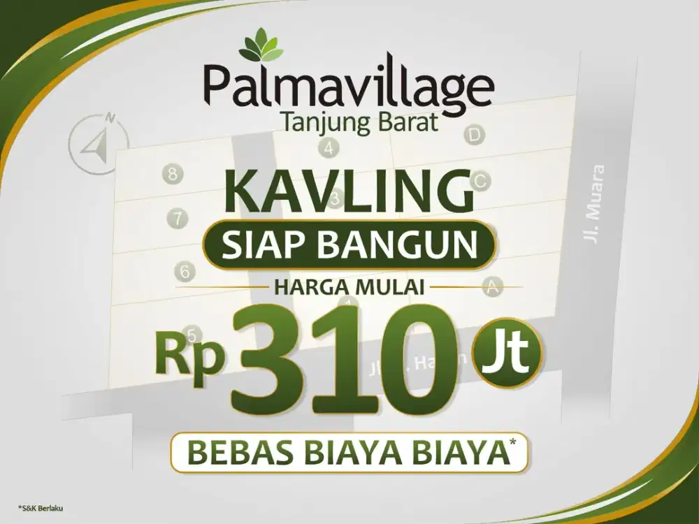 JUAL MURAH TANAH DI TANJUNG BARAT