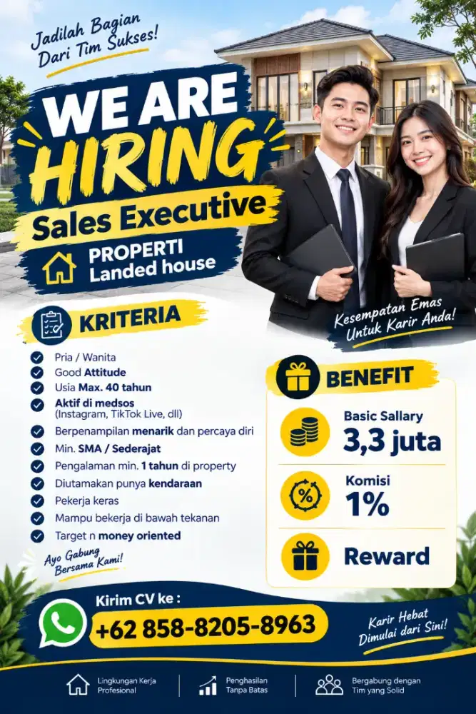 BUTUHKAN URGENT SALES PROPERTI