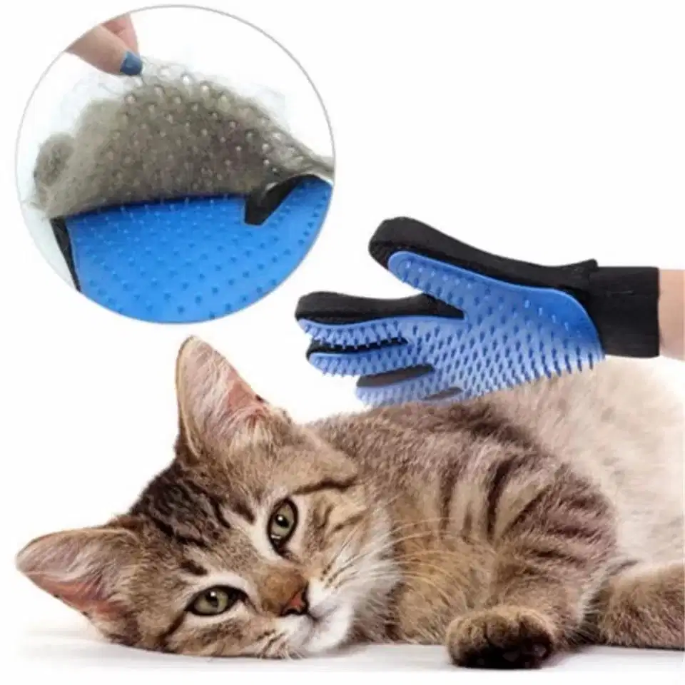 True Touch Pet Glove / Sarung Tangan Sisir Anjing Kucing Grooming