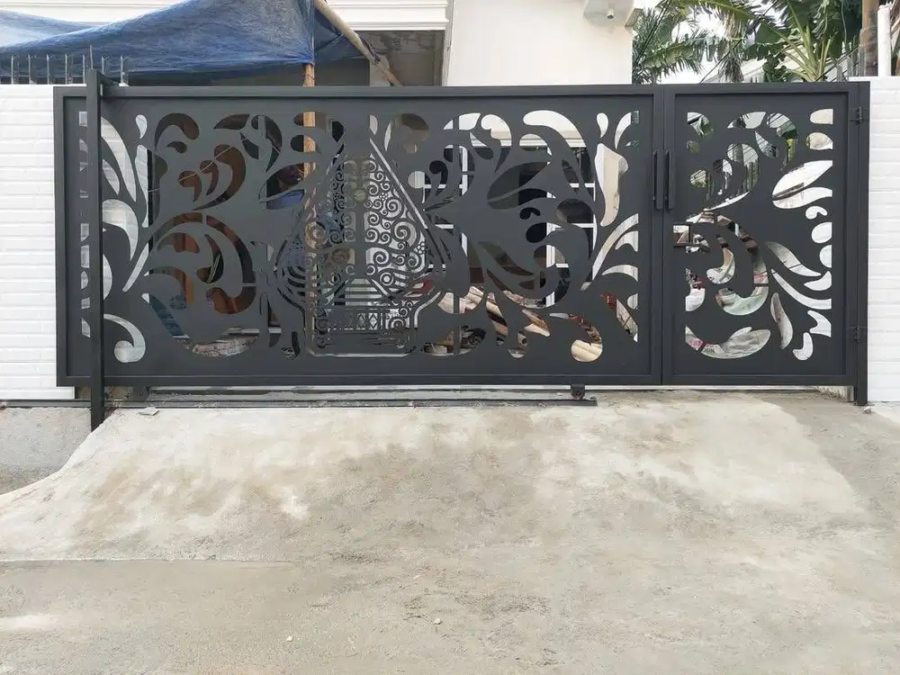 Pagar besi laser cutting