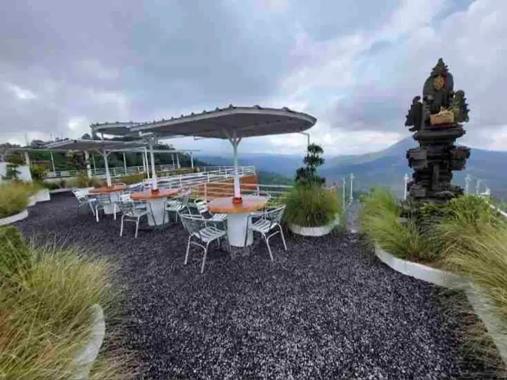 Gedung Restoran 6 Lantai Kintamani, View Danau Batur & Pegunungan, Jual/Sewa