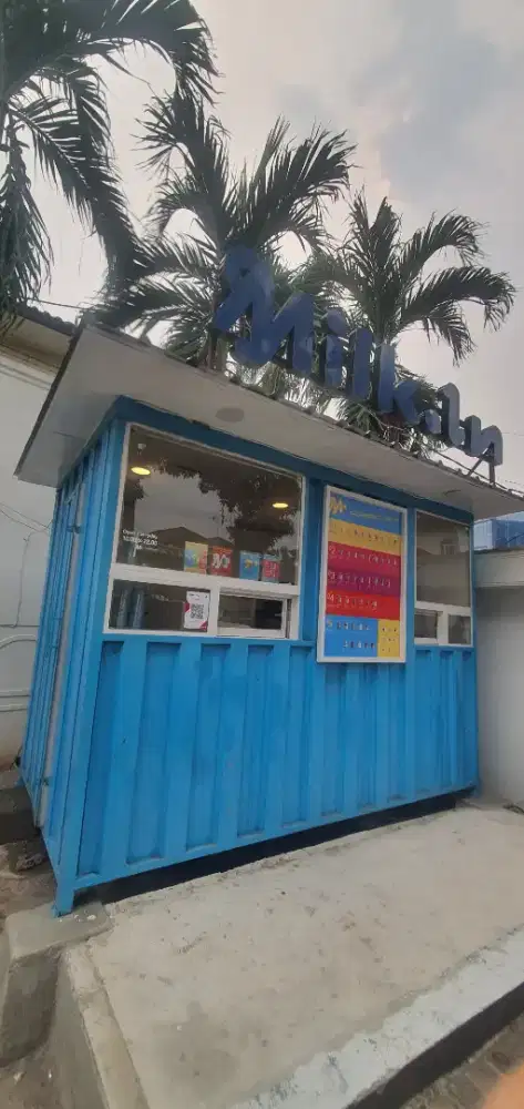 Booth Container Besar 3.5 m x 2 m x 2.5m (knockdown)