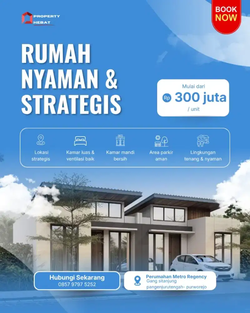 RUMAH MINIMALIS TENGAH KOTA PROMO!!