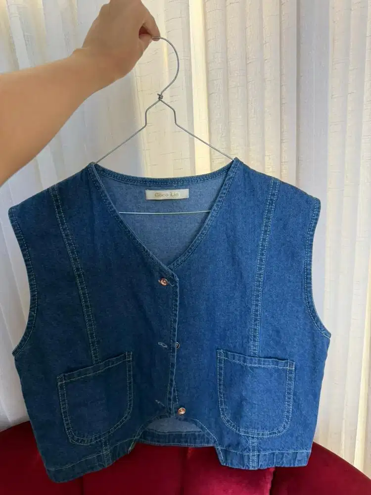 Jual rompi jeans wanita murah banget