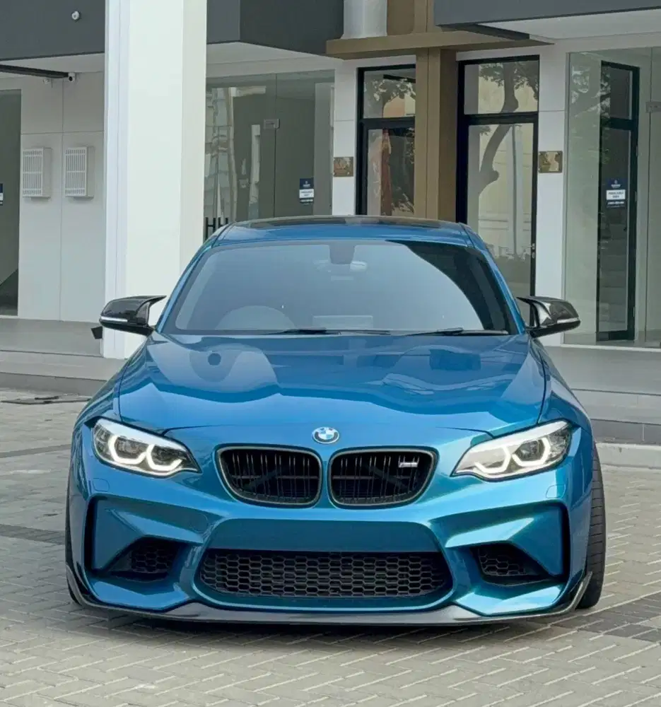 BMW F87 M2 2017 blue biru jual bmw m2 F87 Bootmod full mods 2016/2018
