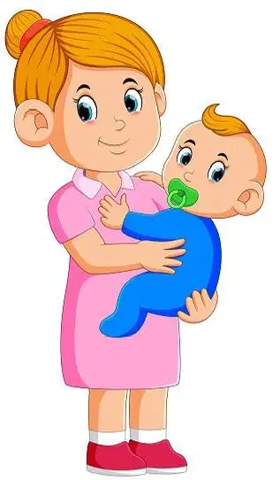 Pengasuh bayi usia 3 bulan