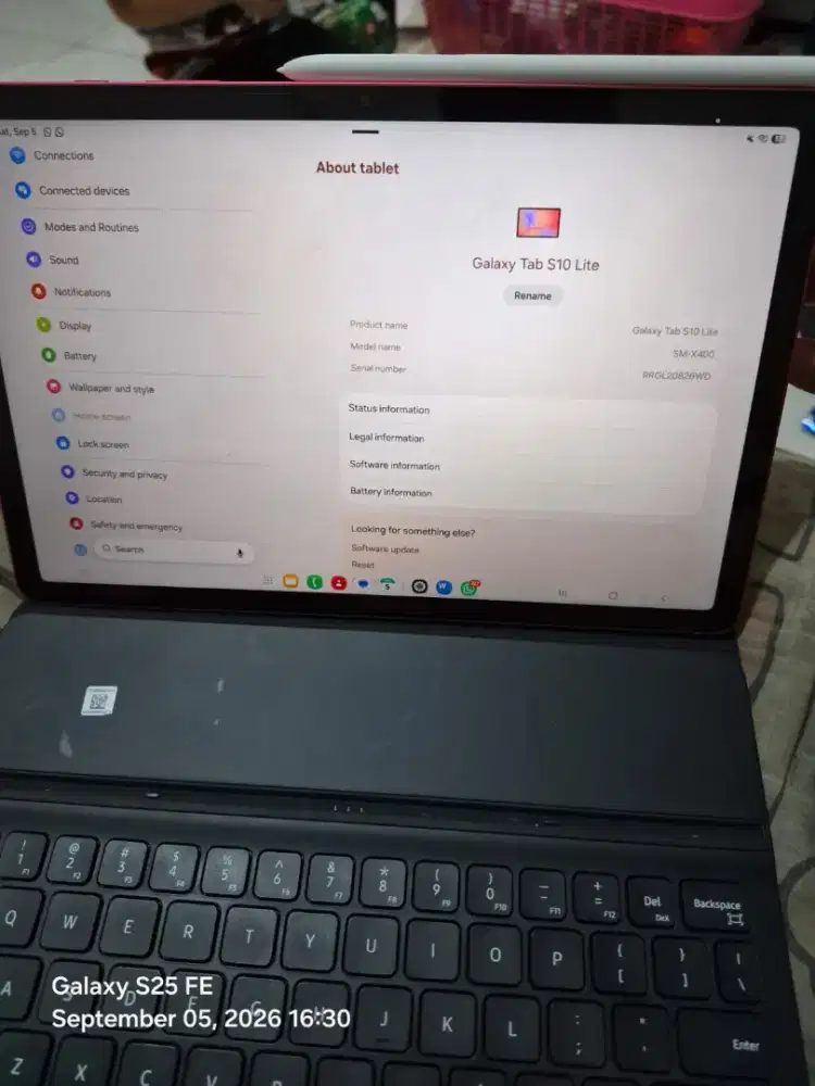 Samsung tab s10lite wifi
